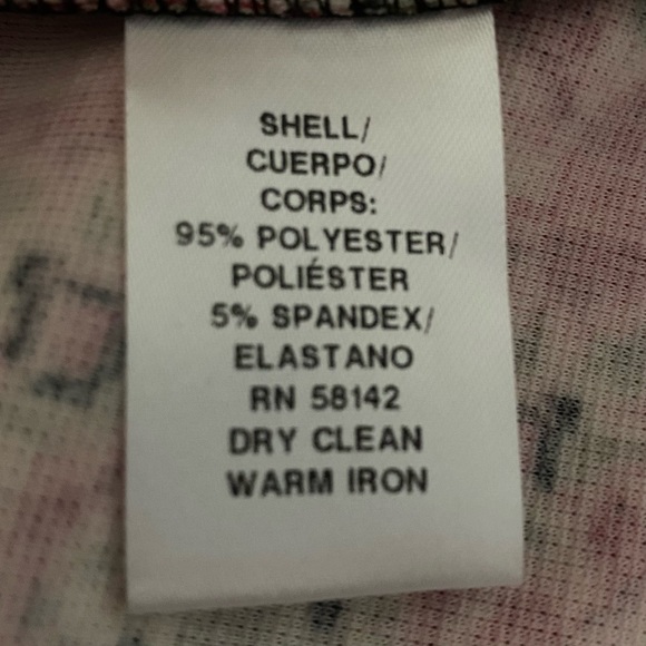 [Wisp] Stitch Fix Karis Ponte 3/4 Sleeve Panel Print Dress - Picture 4 of 4